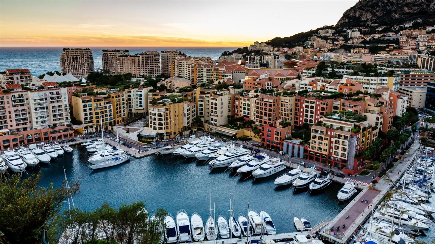 A harbor next to a body of water