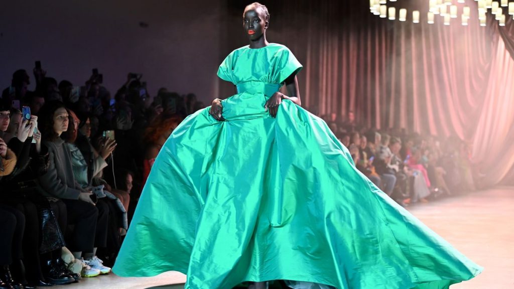 A person wearing a costume
