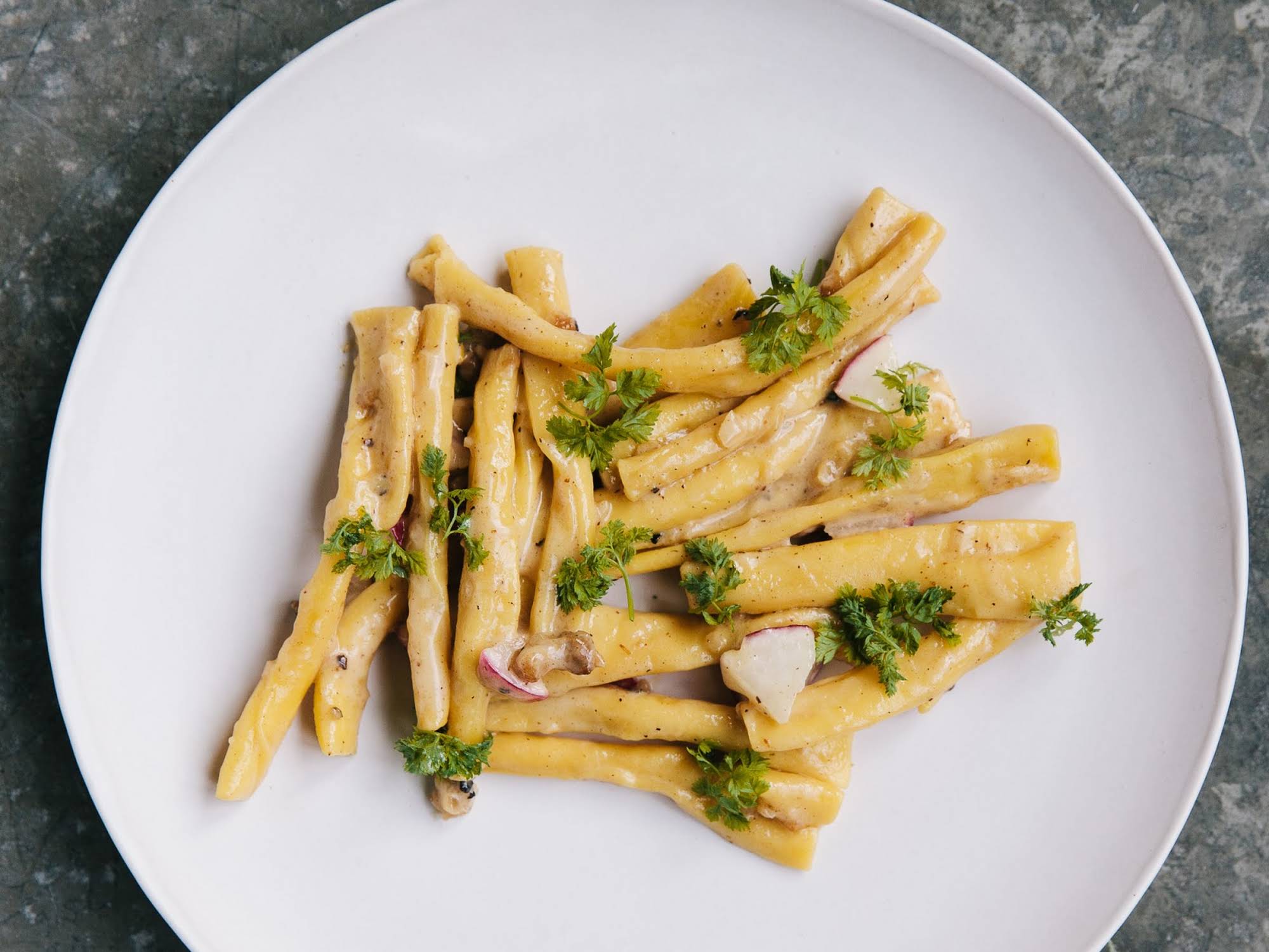 A plate of food with broccoli